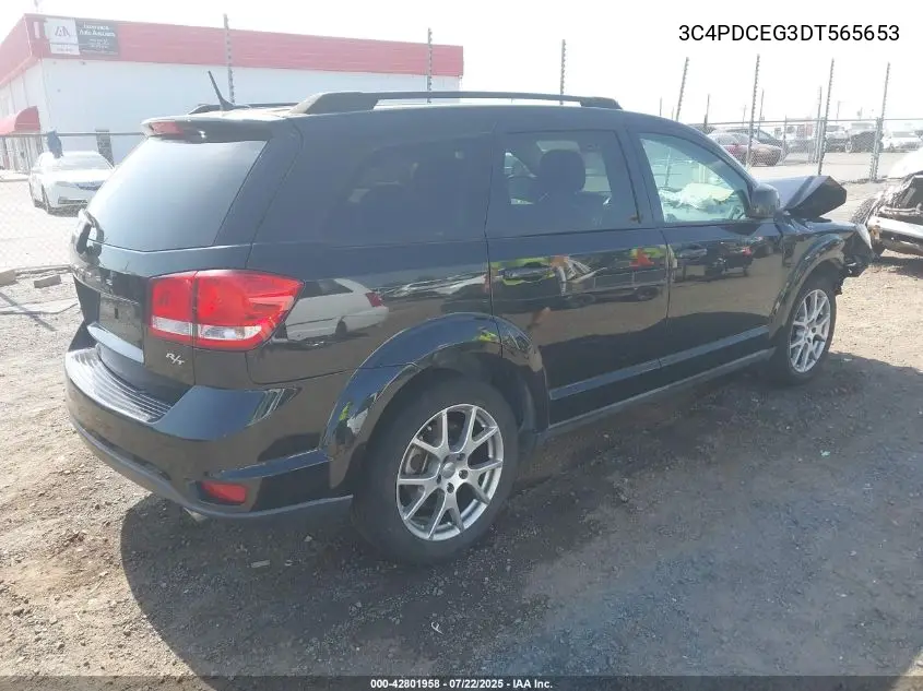 2013 Dodge Journey R/T VIN: 3C4PDCEG3DT565653 Lot: 42801958