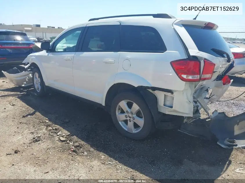 2014 Dodge Journey Se VIN: 3C4PDCAB7ET152629 Lot: 42254079