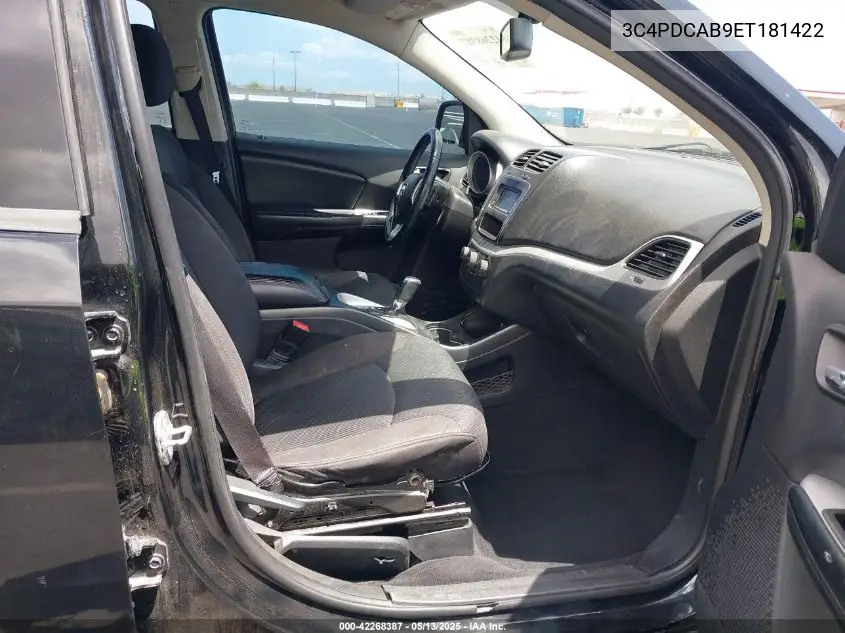 2014 Dodge Journey American Value Pkg VIN: 3C4PDCAB9ET181422 Lot: 42268387