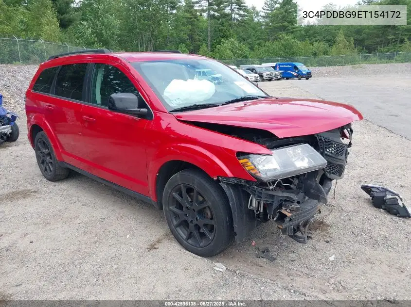 2014 Dodge Journey Sxt VIN: 3C4PDDBG9ET154172 Lot: 42595138