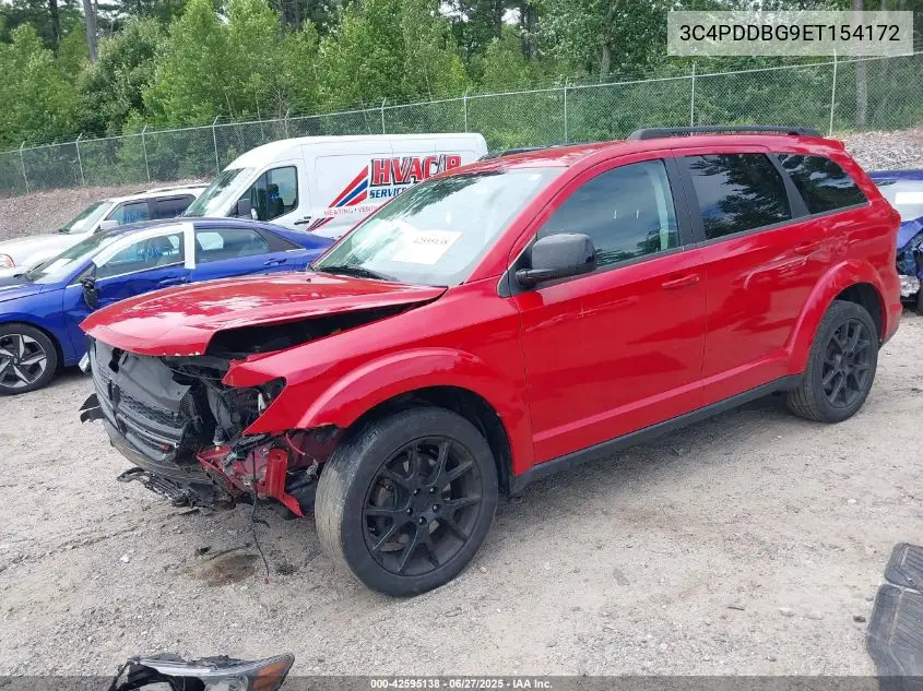 2014 Dodge Journey Sxt VIN: 3C4PDDBG9ET154172 Lot: 42595138