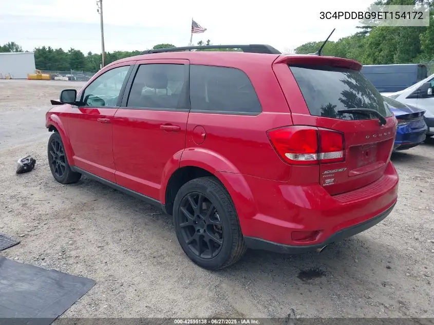 2014 Dodge Journey Sxt VIN: 3C4PDDBG9ET154172 Lot: 42595138