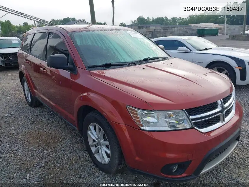 2014 Dodge Journey American Value Pkg VIN: 3C4PDCAB3ET150487 Lot: 42615018