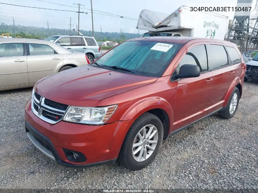 2014 Dodge Journey American Value Pkg VIN: 3C4PDCAB3ET150487 Lot: 42615018
