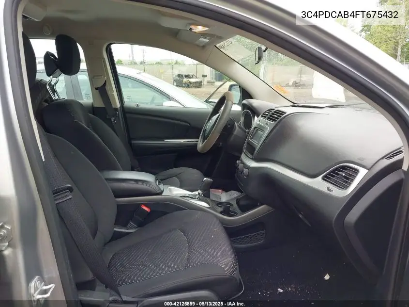 2015 Dodge Journey American Value Pkg VIN: 3C4PDCAB4FT675432 Lot: 42125859