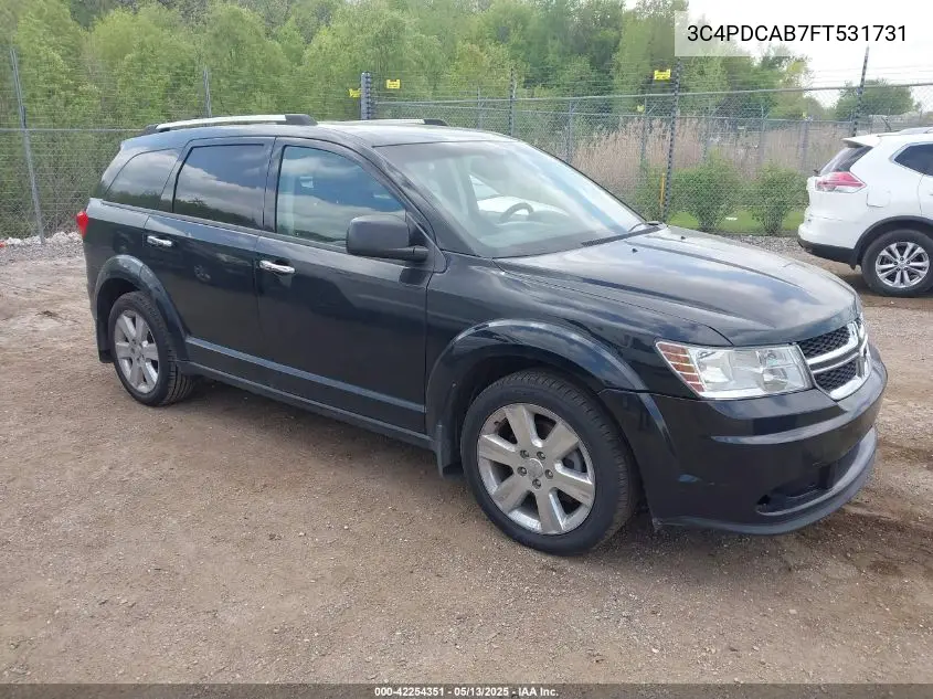 2015 Dodge Journey Se VIN: 3C4PDCAB7FT531731 Lot: 42254351