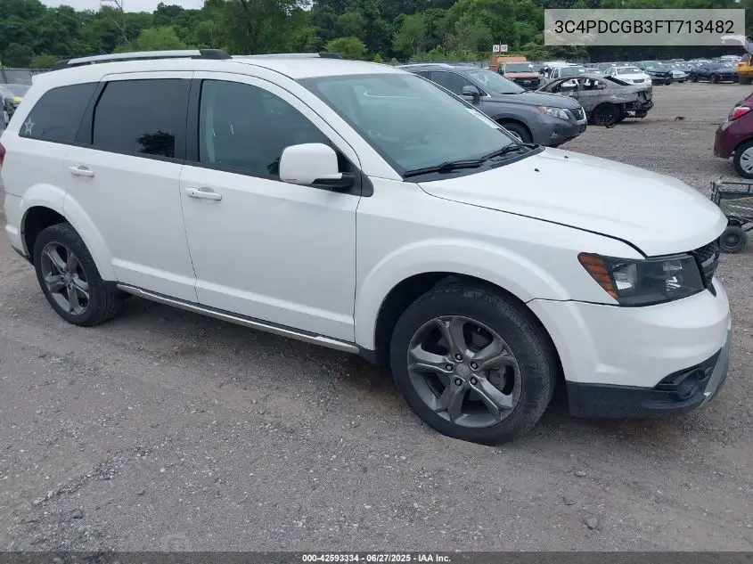 2015 Dodge Journey Crossroad VIN: 3C4PDCGB3FT713482 Lot: 42593334