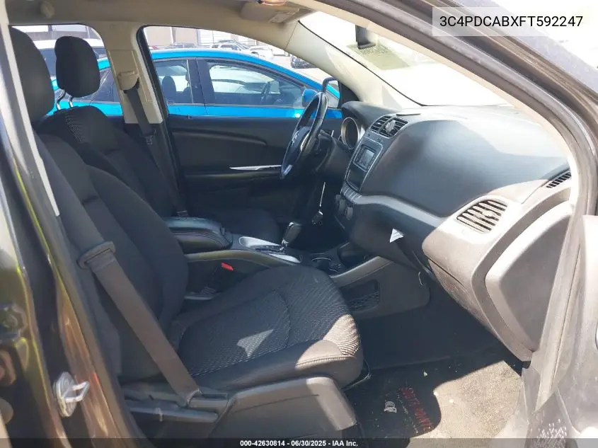 2015 Dodge Journey American Value Pkg VIN: 3C4PDCABXFT592247 Lot: 42630814