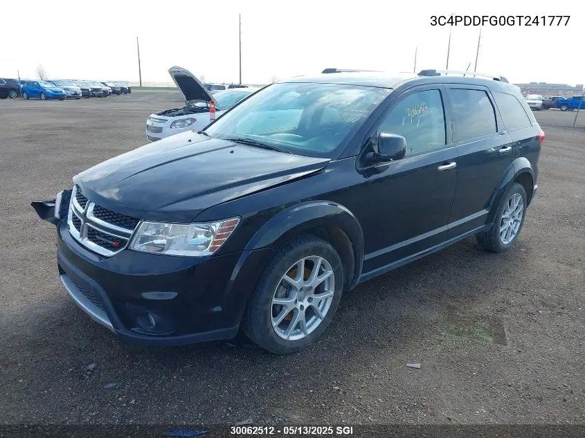 2016 Dodge Journey R/T VIN: 3C4PDDFG0GT241777 Lot: 30062512