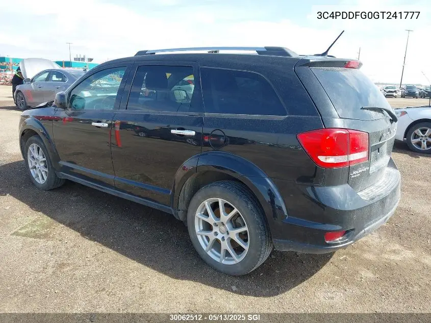 2016 Dodge Journey R/T VIN: 3C4PDDFG0GT241777 Lot: 30062512