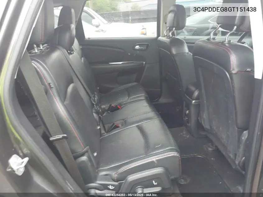 2016 Dodge Journey R/T VIN: 3C4PDDEG8GT151438 Lot: 42254353