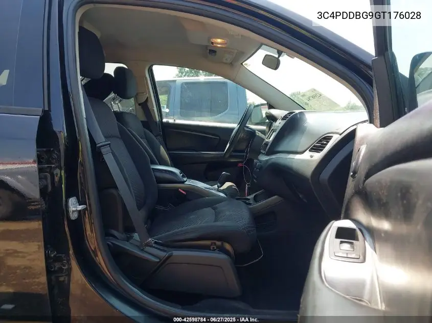2016 Dodge Journey Sxt VIN: 3C4PDDBG9GT176028 Lot: 42598784