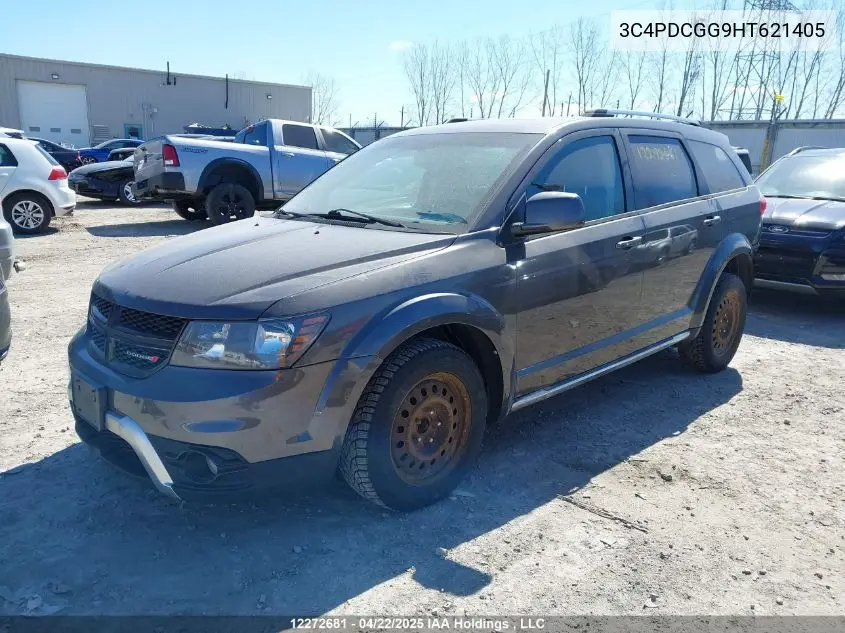 2017 Dodge Journey VIN: 3C4PDCGG9HT621405 Lot: 12272681