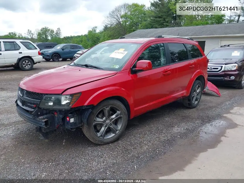 2017 Dodge Journey Crossroad VIN: 3C4PDCGG2HT621441 Lot: 42243992