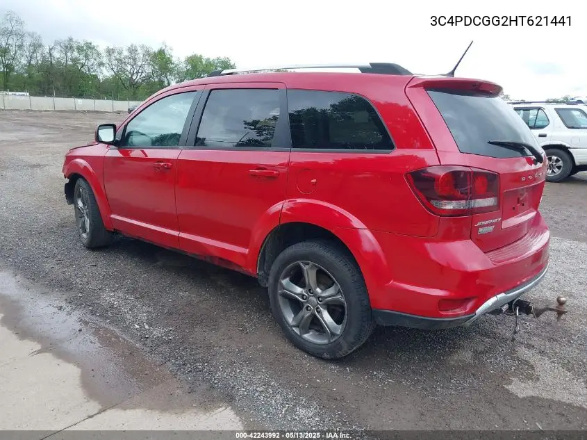 2017 Dodge Journey Crossroad VIN: 3C4PDCGG2HT621441 Lot: 42243992