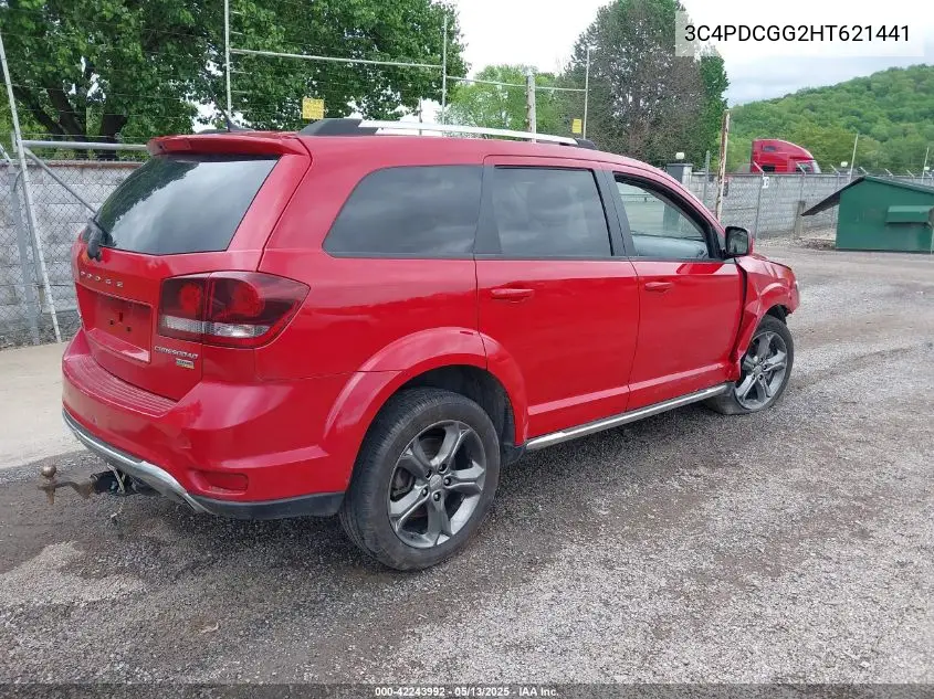 2017 Dodge Journey Crossroad VIN: 3C4PDCGG2HT621441 Lot: 42243992
