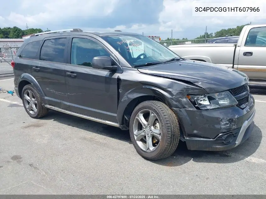 2017 Dodge Journey Crossroad Plus VIN: 3C4PDCGG1HT607966 Lot: 42797600