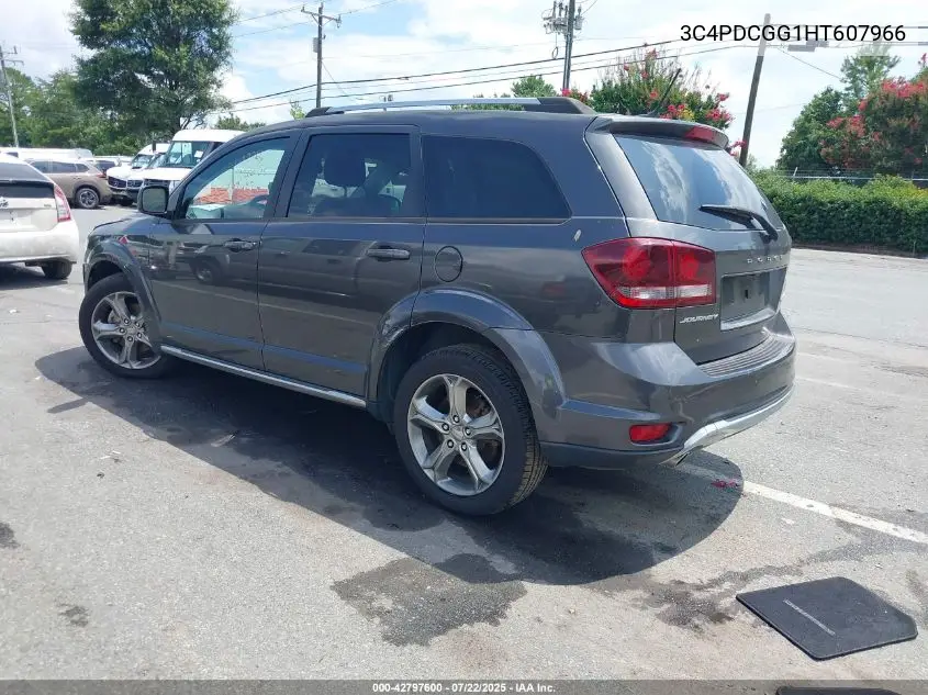 2017 Dodge Journey Crossroad Plus VIN: 3C4PDCGG1HT607966 Lot: 42797600