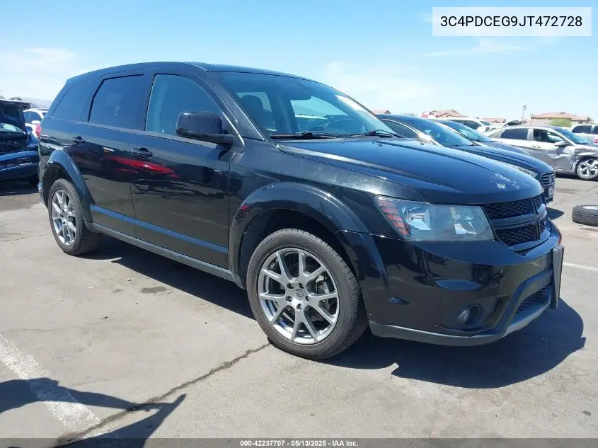2018 Dodge Journey Gt VIN: 3C4PDCEG9JT472728 Lot: 42237707