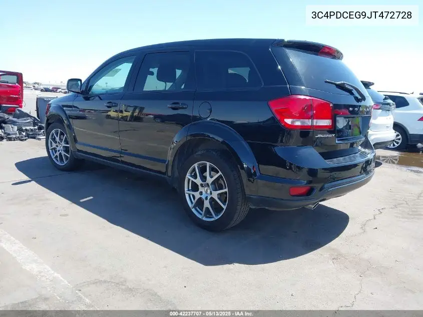 2018 Dodge Journey Gt VIN: 3C4PDCEG9JT472728 Lot: 42237707