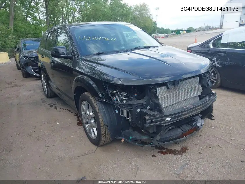 2018 Dodge Journey Gt Awd VIN: 3C4PDDEG8JT431173 Lot: 42247611
