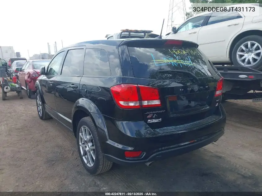 2018 Dodge Journey Gt Awd VIN: 3C4PDDEG8JT431173 Lot: 42247611