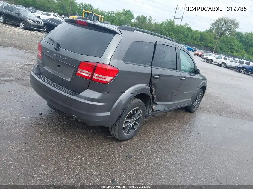 2018 Dodge Journey Se VIN: 3C4PDCABXJT319785 Lot: 42251794