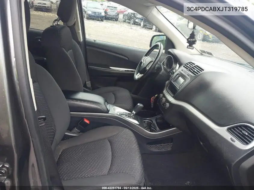 2018 Dodge Journey Se VIN: 3C4PDCABXJT319785 Lot: 42251794