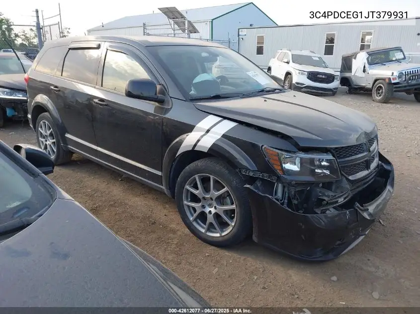 2018 Dodge Journey Gt VIN: 3C4PDCEG1JT379931 Lot: 42612077