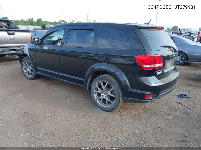 2018 Dodge Journey Gt VIN: 3C4PDCEG1JT379931 Lot: 42612077
