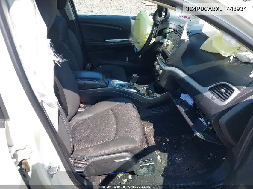 2018 Dodge Journey Se VIN: 3C4PDCABXJT448934 Lot: 42614601