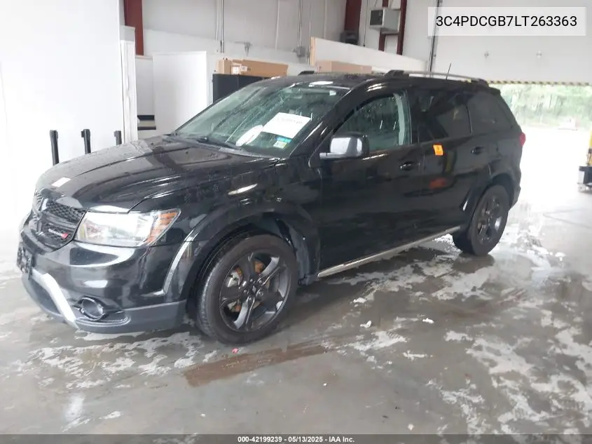 2020 Dodge Journey Crossroad VIN: 3C4PDCGB7LT263363 Lot: 42199239