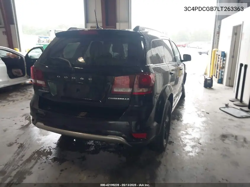 2020 Dodge Journey Crossroad VIN: 3C4PDCGB7LT263363 Lot: 42199239