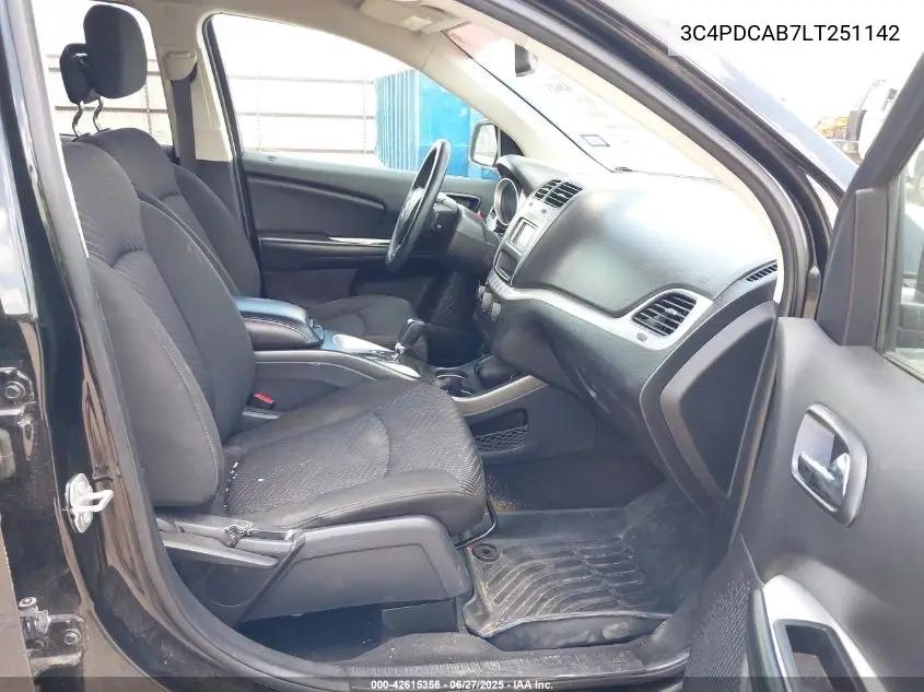 2020 Dodge Journey Se VIN: 3C4PDCAB7LT251142 Lot: 42615356