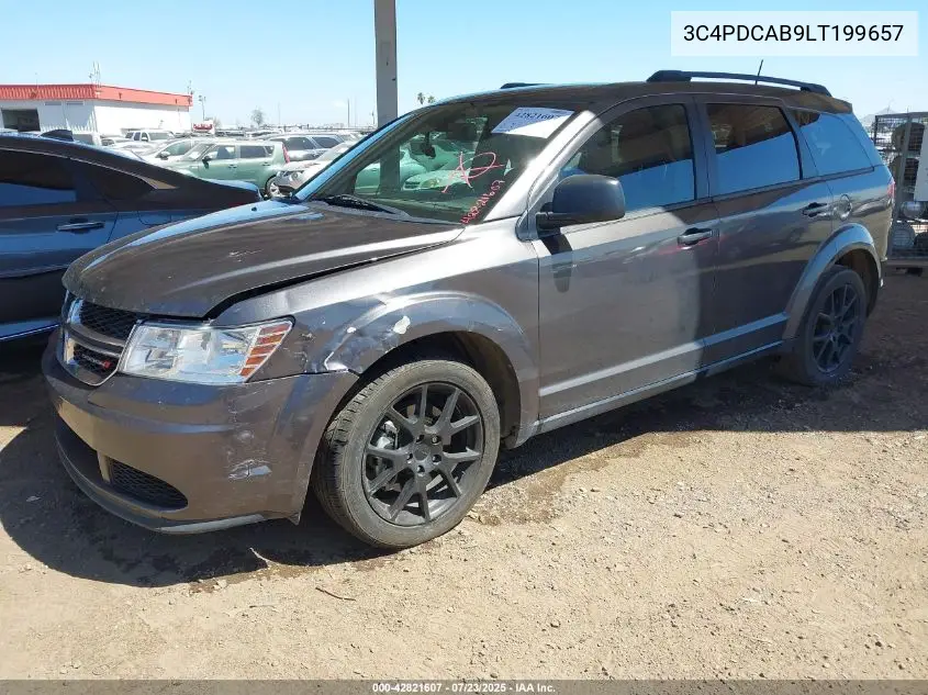2020 Dodge Journey Se Value VIN: 3C4PDCAB9LT199657 Lot: 42821607