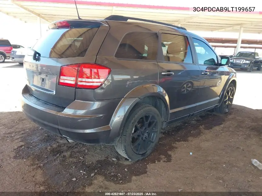 2020 Dodge Journey Se Value VIN: 3C4PDCAB9LT199657 Lot: 42821607