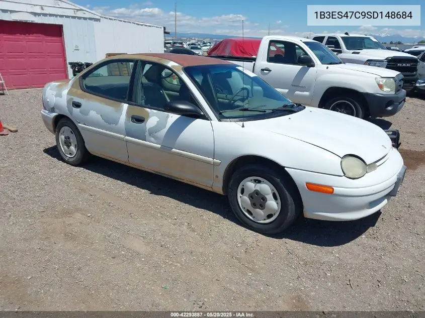 1995 Dodge Neon Highline VIN: 1B3ES47C9SD148684 Lot: 42293887
