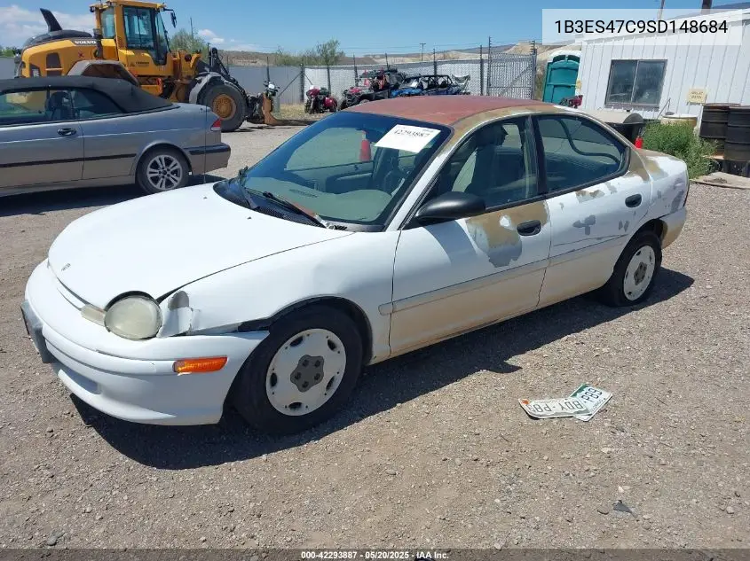 1995 Dodge Neon Highline VIN: 1B3ES47C9SD148684 Lot: 42293887