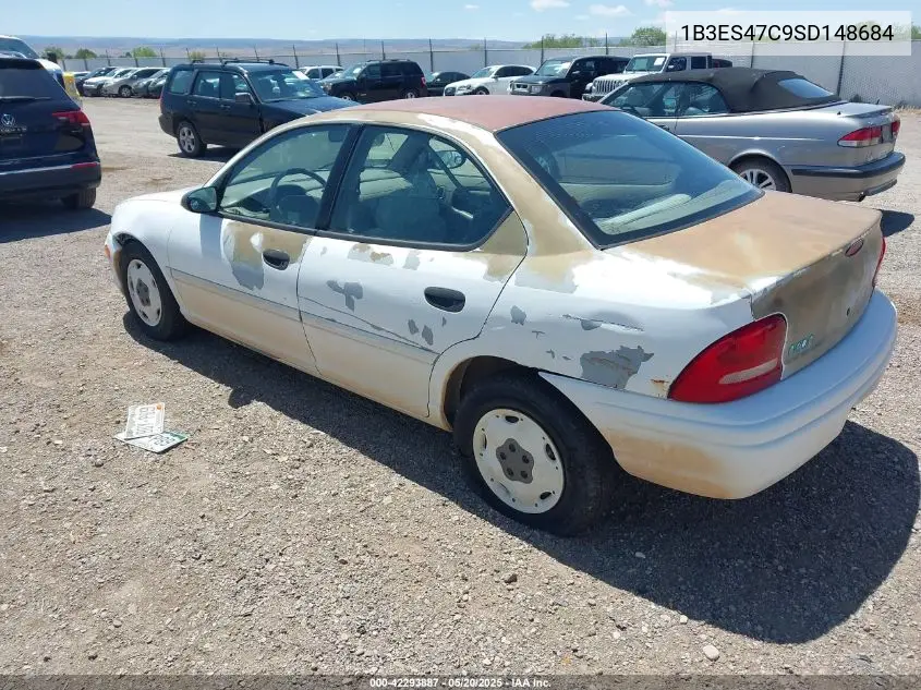 1995 Dodge Neon Highline VIN: 1B3ES47C9SD148684 Lot: 42293887