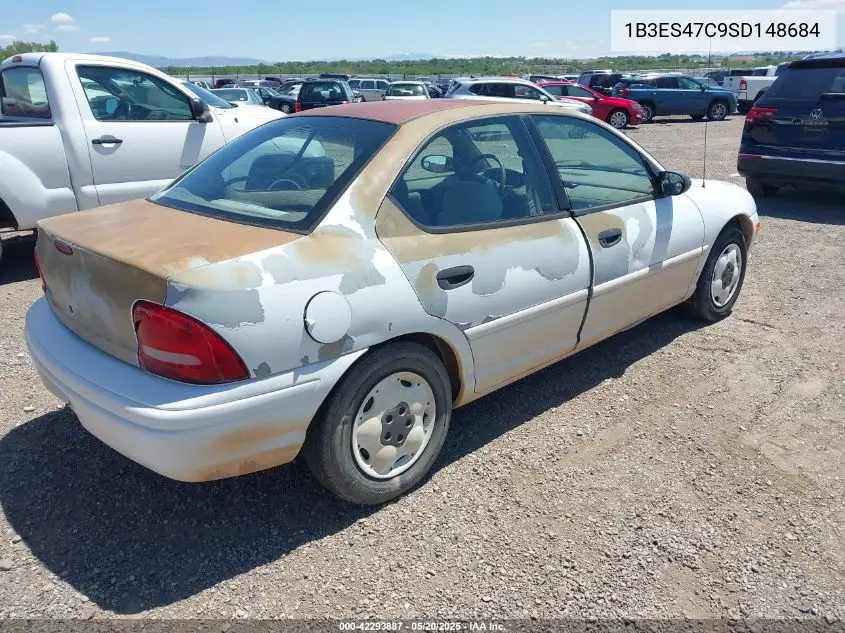 1995 Dodge Neon Highline VIN: 1B3ES47C9SD148684 Lot: 42293887