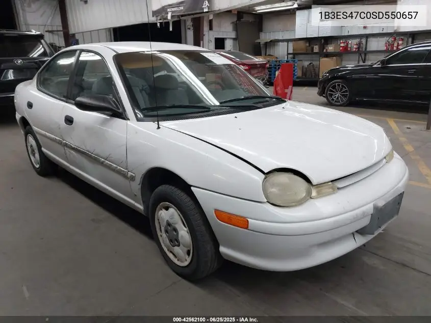 1995 Dodge Neon Highline VIN: 1B3ES47C0SD550657 Lot: 42562100
