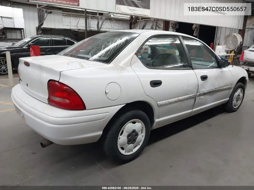 1995 Dodge Neon Highline VIN: 1B3ES47C0SD550657 Lot: 42562100