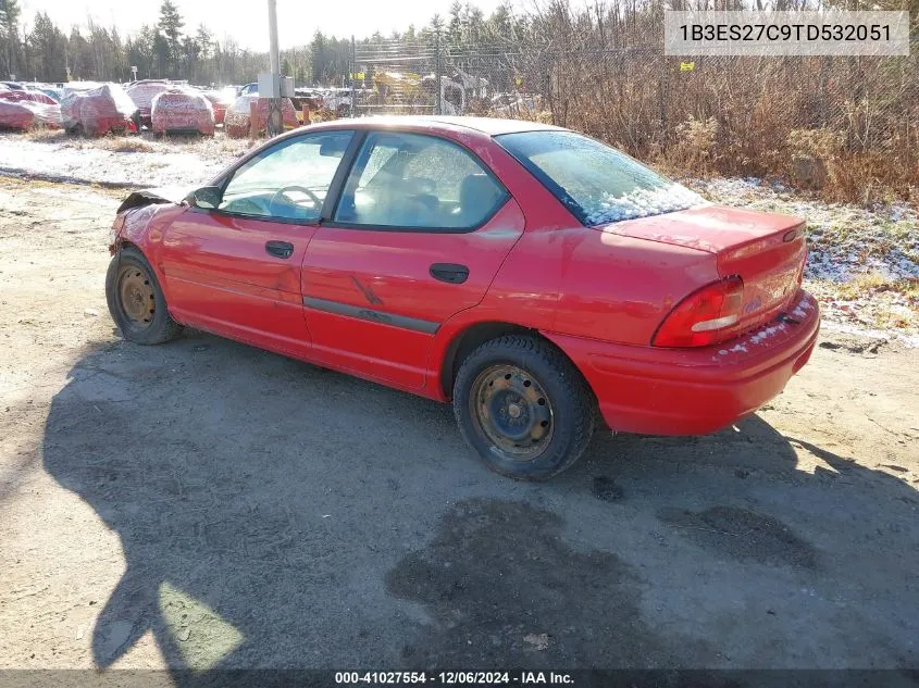 1996 Dodge Neon VIN: 1B3ES27C9TD532051 Lot: 41027554