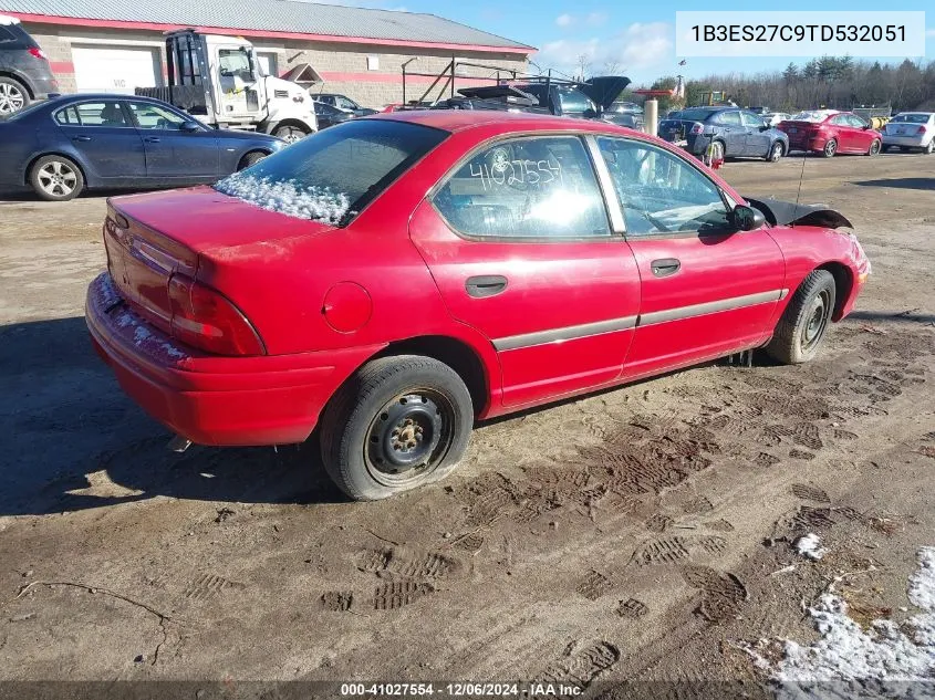 1996 Dodge Neon VIN: 1B3ES27C9TD532051 Lot: 41027554