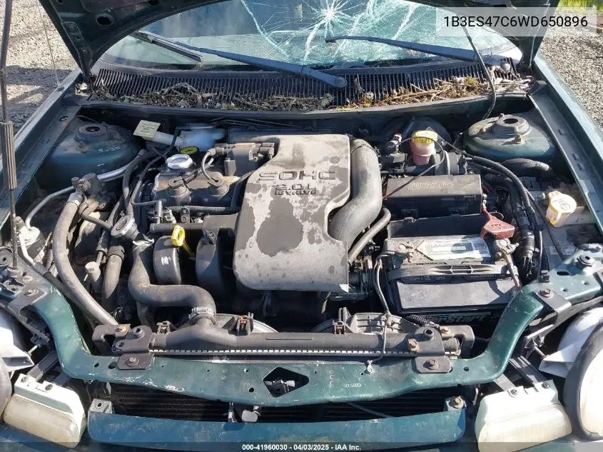 1998 Dodge Neon Competition/Highline VIN: 1B3ES47C6WD650896 Lot: 41960030