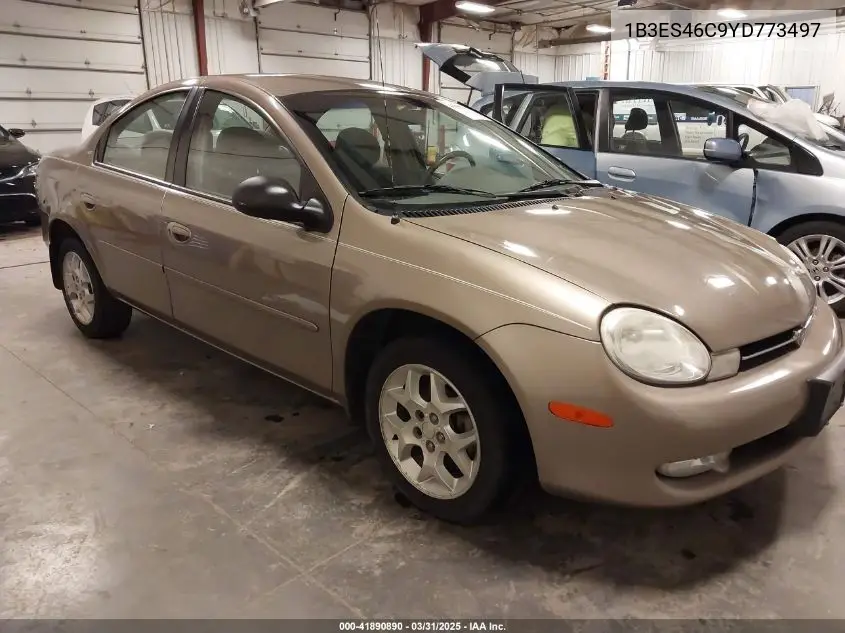 2000 Dodge Neon Highline VIN: 1B3ES46C9YD773497 Lot: 41890890