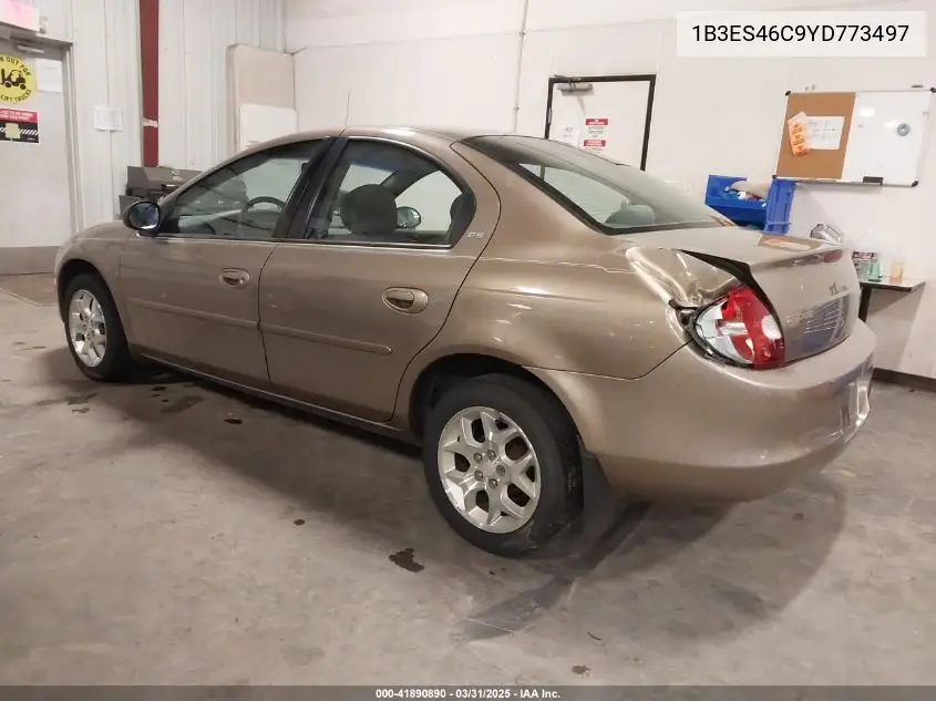 2000 Dodge Neon Highline VIN: 1B3ES46C9YD773497 Lot: 41890890