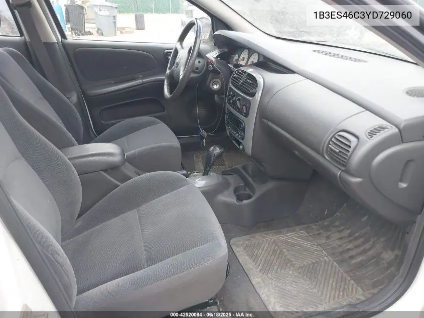 2000 Dodge Neon Highline VIN: 1B3ES46C3YD729060 Lot: 42520084