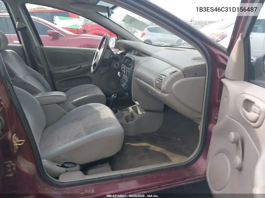 2001 Dodge Neon Se VIN: 1B3ES46C31D156487 Lot: 42105837
