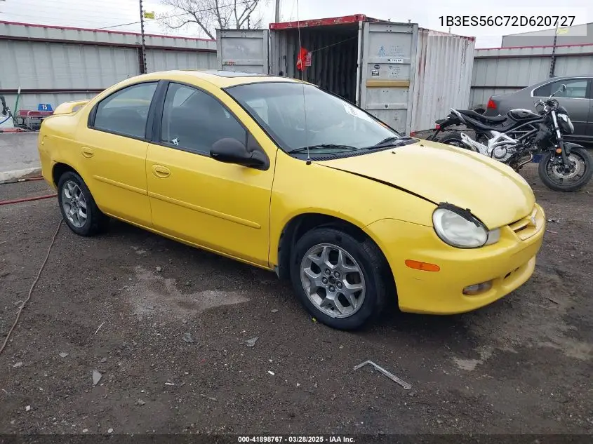 2002 Dodge Neon Sxt VIN: 1B3ES56C72D620727 Lot: 41898767